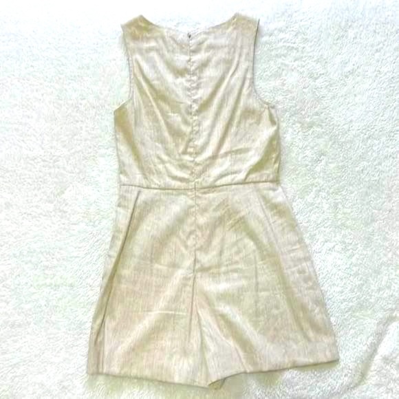 Club Monaco Linen Romper - size 4 - Picture 2 of 2